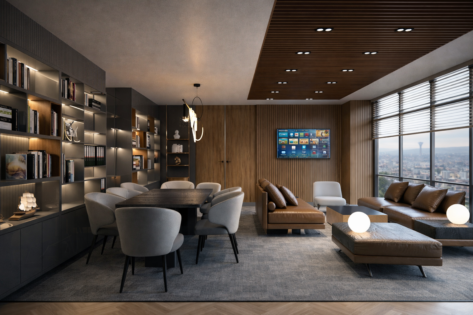 Office Design-ANKARA — interior architecture project by Sabina Malikova Design Office